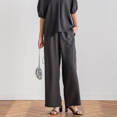 Droite lautreamont (Women)/ドロワットロートレアモン タンブラーブッチャーイージーパンツ≪手洗い可能≫