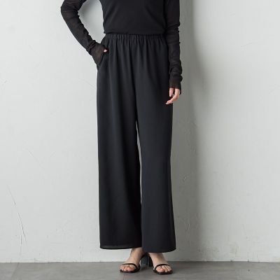 Droite lautreamont (Women)/ドロワットロートレアモン 強撚2WAYパンツ&#8810;洗濯機で洗える&#8811; 04ブラック パンツ・ズボン【三越伊勢丹/公式】