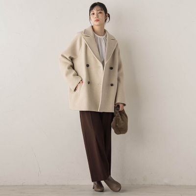 新色追加】両面起毛ストレッチパンツ≪洗濯機で洗える≫ | Droite