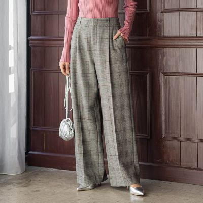 新色追加】両面起毛ストレッチパンツ≪洗濯機で洗える≫ | Droite