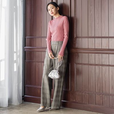 新色追加】両面起毛ストレッチパンツ≪洗濯機で洗える≫ | Droite