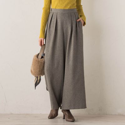 ＜Droite lautreamont (Women)＞ツィードタックスカパン≪洗濯機で洗える≫