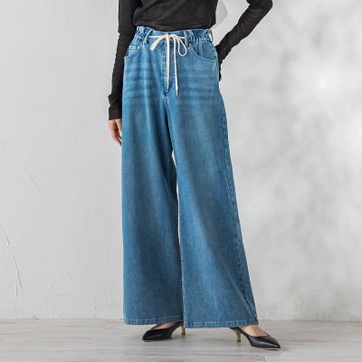 ジャージデニムパンツ | Droite lautreamont (Women)/ドロワットロート