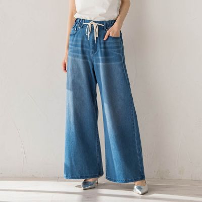 ジャージデニムパンツ | Droite lautreamont (Women)/ドロワットロート