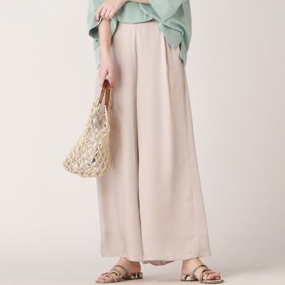 ＜Droite lautreamont (Women)＞【ＷＥＢ限定】【一部店舗限定】ヴィンテージサテンパンツ