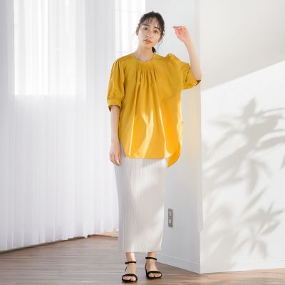 【ＷＥＢ限定】スリムプリーツタイトスカート