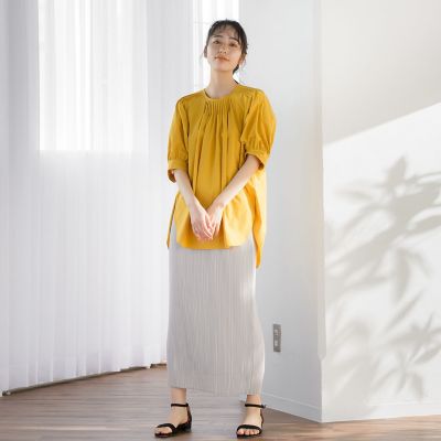 【ＷＥＢ限定】スリムプリーツタイトスカート
