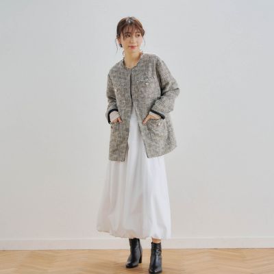 タイプライターバルーンスカート≪手洗い可能≫