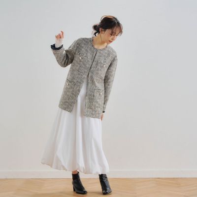 タイプライターバルーンスカート≪手洗い可能≫