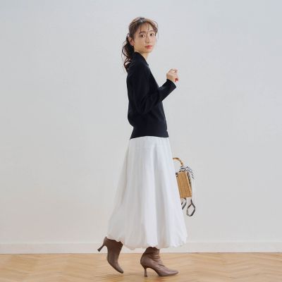 タイプライターバルーンスカート≪手洗い可能≫