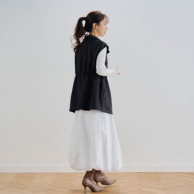 タイプライターバルーンスカート≪手洗い可能≫
