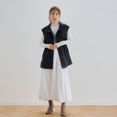 タイプライターバルーンスカート≪手洗い可能≫