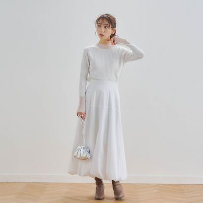 タイプライターバルーンスカート≪手洗い可能≫