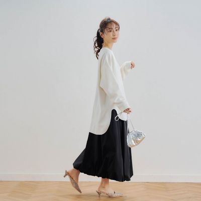 タイプライターバルーンスカート≪手洗い可能≫