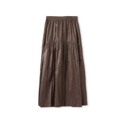 光沢タンブラースカート≪手洗い可能≫