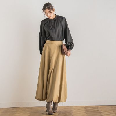 【カタログ掲載】Ｈ２ＯＦＦタフタバルーンスカート≪洗濯機で洗える≫