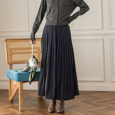 【ＷＥＢ限定】ピーチサテンプリーツスカート≪手洗い可能≫