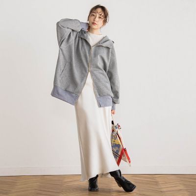 L'Appartement Lisiere White Denim スカート R13/アールサーティーン】 JESSE SKIRT（デニムスカート）｜L