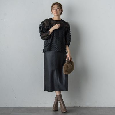 マシュマロコーティングスカート≪手洗い可能≫ | Droite lautreamont