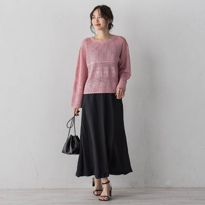 オーガンジーレイヤードスカート | Droite lautreamont (Women