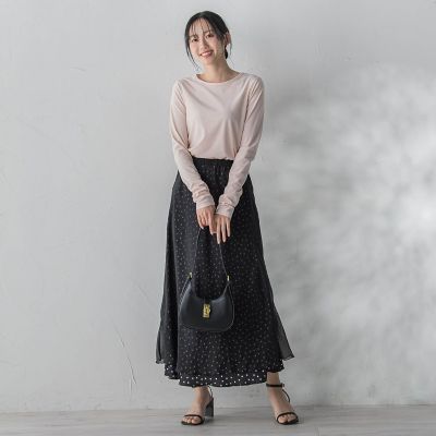 オーガンジーレイヤードスカート | Droite lautreamont (Women