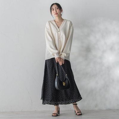 オーガンジーレイヤードスカート | Droite lautreamont (Women