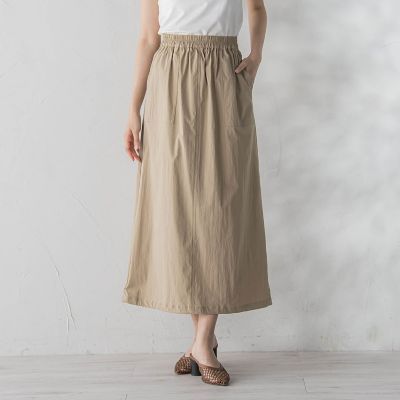 WEB限定】ストレッチタフタスカート | Droite lautreamont (Women