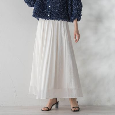 ＜Droite lautreamont (Women)＞ＴＲ強撚気流染めスカート