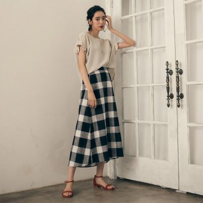 ＜Droite lautreamont (Women)＞【ＷＥＢ限定】【一部店舗限定】ライトクロススカート