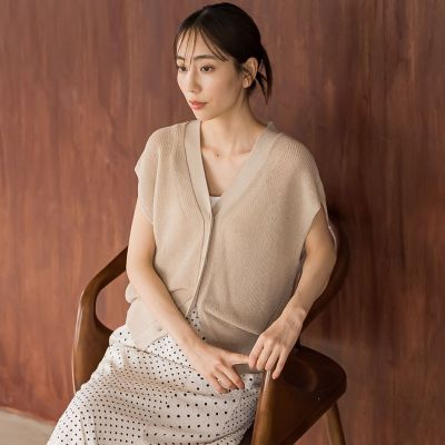 ＜Droite lautreamont (Women)＞カタアゼベスト≪手洗い可能≫