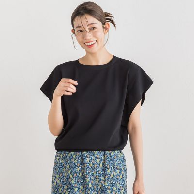 Droite lautreamont (Women)/ドロワットロートレアモン フレンチスリーブプルオーバー≪手洗い可能≫