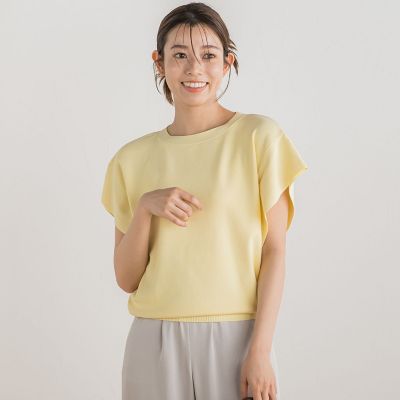 フレンチスリーブプルオーバー≪手洗い可能≫