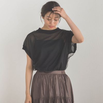 シアーチュールニット≪手洗い可能≫