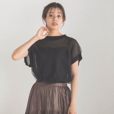 シアーチュールニット≪手洗い可能≫