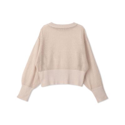 【ＷＥＢ限定】ラメメッシュプルオーバー≪手洗い可能≫