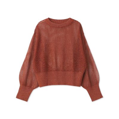 【ＷＥＢ限定】ラメメッシュプルオーバー≪手洗い可能≫