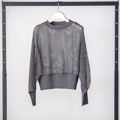【ＷＥＢ限定】ラメメッシュプルオーバー≪手洗い可能≫