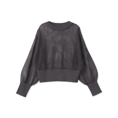 【ＷＥＢ限定】ラメメッシュプルオーバー≪手洗い可能≫