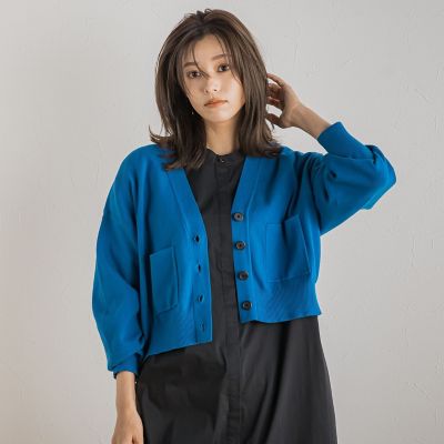 フォルムカーディガン≪手洗い可能≫