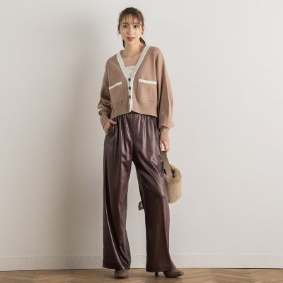 フォルムカーディガン≪手洗い可能≫