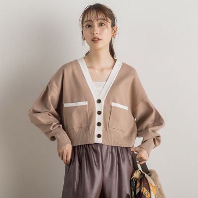 フォルムカーディガン≪手洗い可能≫
