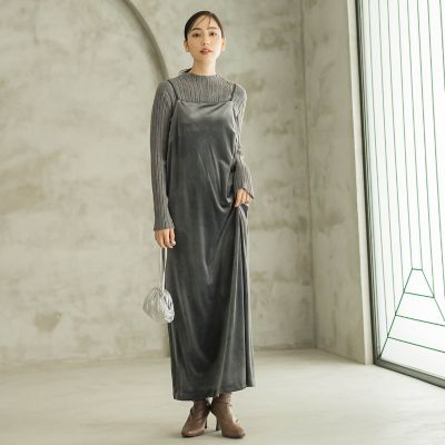 袖ボタンランダムリブメランジプルオーバー≪手洗い可能≫