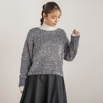 ラメミックスプルオーバー≪手洗い可能≫
