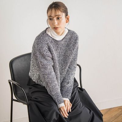 ラメミックスプルオーバー≪手洗い可能≫
