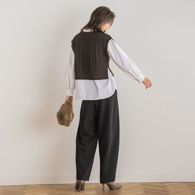 ケーブルベスト≪手洗い可能≫