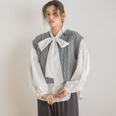 ケーブルベスト≪手洗い可能≫