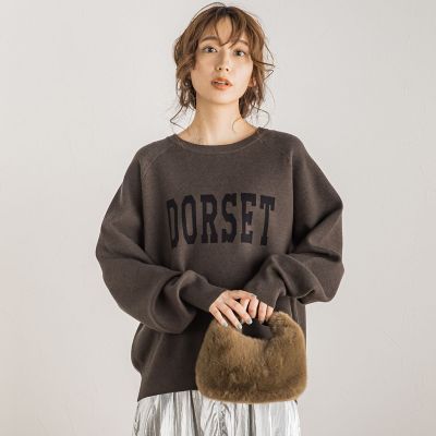 【新色追加】ロゴジャガードニット≪手洗い可能≫