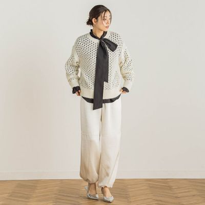 メッシュガラプルオーバー≪手洗い可能≫