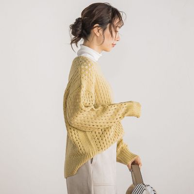 メッシュガラプルオーバー≪手洗い可能≫