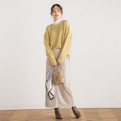 メッシュガラプルオーバー≪手洗い可能≫